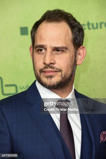 German actor Moritz Bleibtreu during the premiere of the film 'Lommbock' at CineStar on March 23, 2017 in Berlin, Germany.