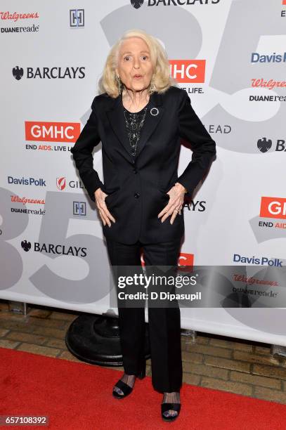 Edie Windsor attends the GMHC 35th Anniversary Spring Gala at Highline Stages on March 23, 2017 in New York City.