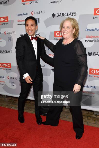 Kelsey Louie and Roberta A. Kaplan attend the GMHC 35th Anniversary Spring Gala at Highline Stages on March 23, 2017 in New York City.