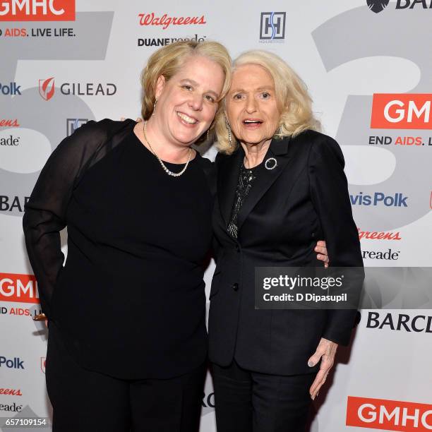 Roberta A. Kaplan and Edie Windsor attend the GMHC 35th Anniversary Spring Gala at Highline Stages on March 23, 2017 in New York City.