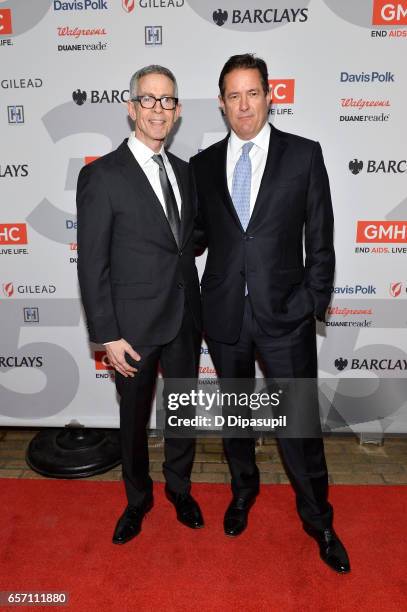 Honorees Peter Staley and Jes Staley attend the GMHC 35th Anniversary Spring Gala at Highline Stages on March 23, 2017 in New York City.