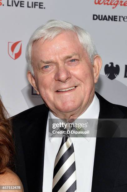 Phil Donahue attends the GMHC 35th Anniversary Spring Gala at Highline Stages on March 23, 2017 in New York City.