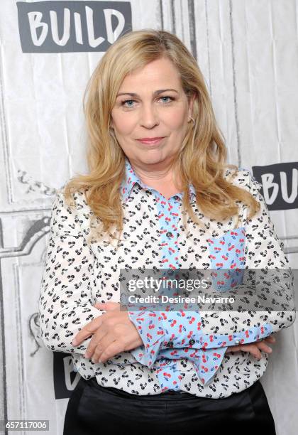 Director Lone Scherfig attends Build Series to discuss 'Their Finest' at Build Studio on March 23, 2017 in New York City.