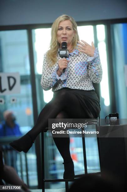 Director Lone Scherfig attends Build Series to discuss 'Their Finest' at Build Studio on March 23, 2017 in New York City.