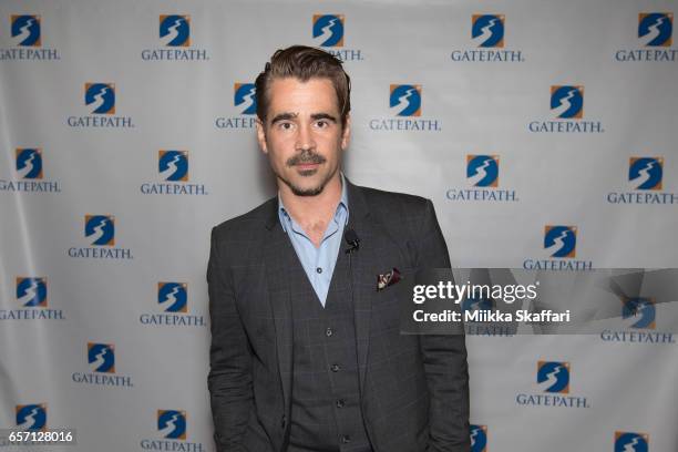 Actor Colin Farrell arrives at the annual "Power Of Possibilities" dinner at San Francisco Airport Marriott on March 23, 2017 in Burlingame,...