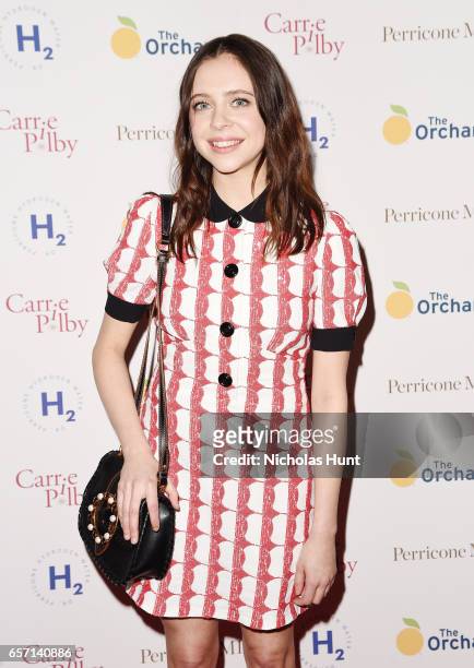 Actress Bel Powley attends the "Carrie Pilby" New York Screening at Landmark Sunshine Cinema on March 23, 2017 in New York City.