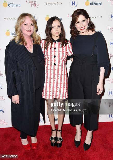 Director Susan Johnson, Actors Bel Powley and Vanessa Bayer attend the "Carrie Pilby" New York Screening at Landmark Sunshine Cinema on March 23,...