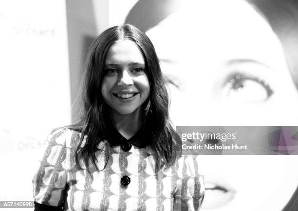 Actress Bel Powley attends the "Carrie Pilby" New York Screening at Landmark Sunshine Cinema on March 23, 2017 in New York City.