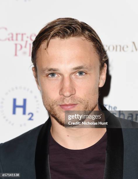 Actor William Moseley attends the "Carrie Pilby" New York Screening at Landmark Sunshine Cinema on March 23, 2017 in New York City.