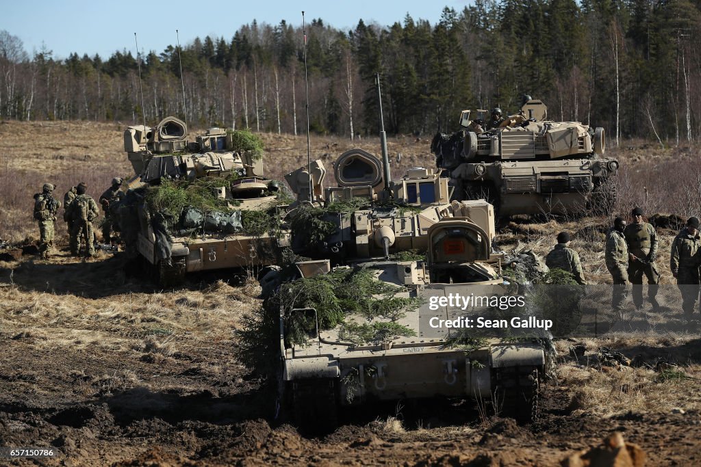 US Troops Participate In Estonia Exercises