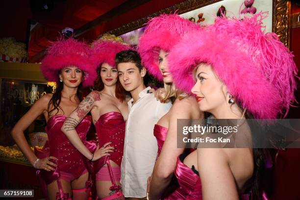 Leonard Trierweiler attends Pink Paradise Club 15th Anniversary on March 23, 2017 in Paris, France.