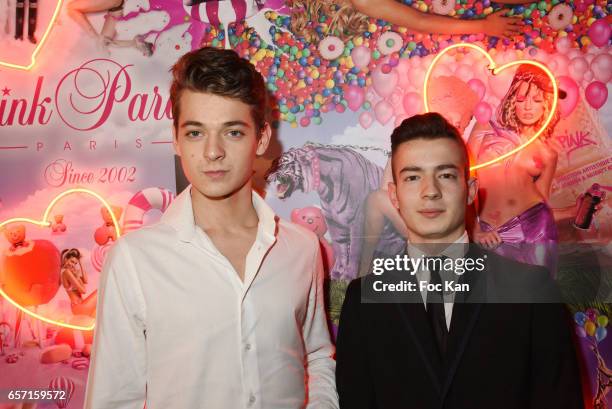 Leonard Trierweiler attends Pink Paradise Club 15th Anniversary on March 23, 2017 in Paris, France.