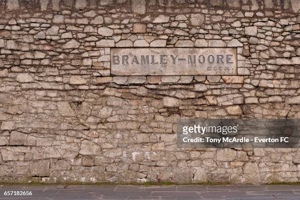 March 24: A general view of Bramley Moore Dock on March 24, 2016 in Liverpool, England.