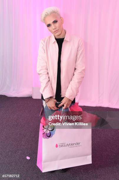 Cameron Pulido attends beautyblender Cheers to 15 Years on March 23, 2017 in West Hollywood, California.