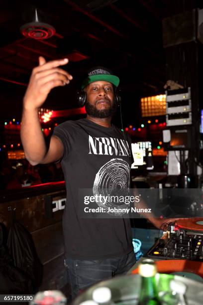 Talib Kweli performs a special DJ set honoring Phife Dawg at Brooklyn Bowl on March 23, 2017 in New York City.