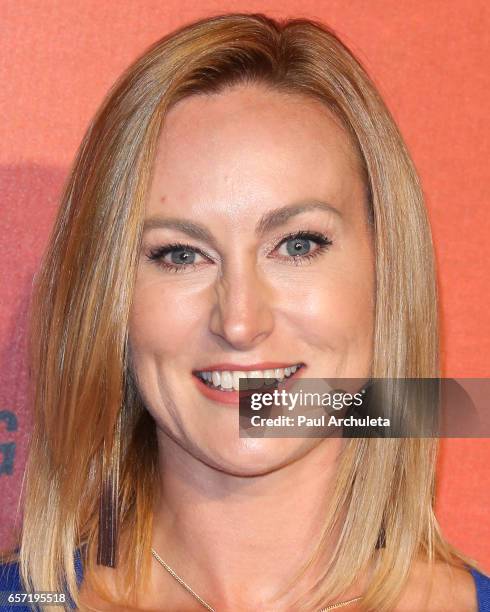 Actress Vanessa Cater attends the opening night performance of "Absinthe" at L.A. Live Event Deck on March 23, 2017 in Los Angeles, California.