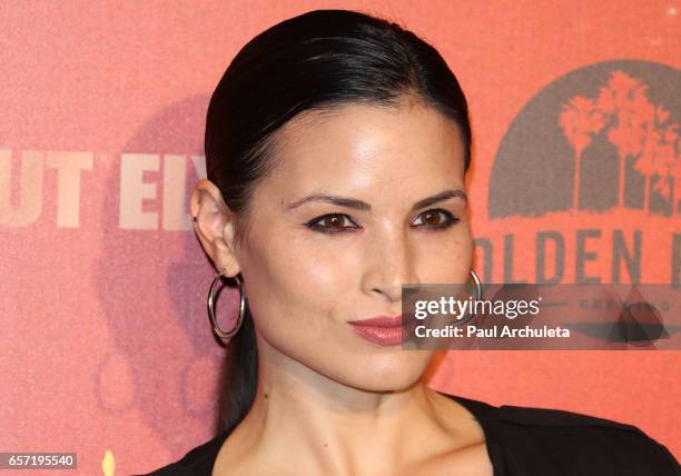 Actress Katrina Law attends the opening night performance of "Absinthe" at L.A. Live Event Deck on March 23, 2017 in Los Angeles, California.