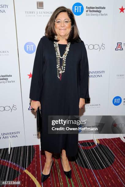 Fern Mallis attends Fashion Institute Of Technology 2017 Gala at Marriott Marquis on March 22, 2017 in New York City.