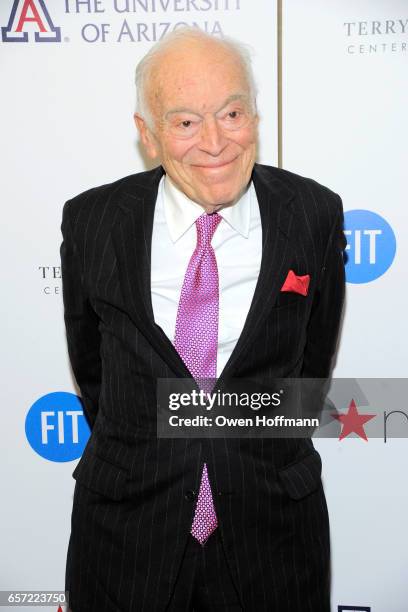 Leonard Lauder attends Fashion Institute Of Technology 2017 Gala at Marriott Marquis on March 22, 2017 in New York City.