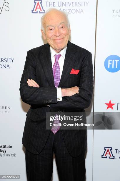 Leonard Lauder attends Fashion Institute Of Technology 2017 Gala at Marriott Marquis on March 22, 2017 in New York City.