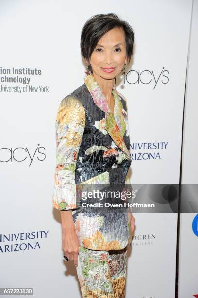 Josie Natori attends Fashion Institute Of Technology 2017 Gala at Marriott Marquis on March 22, 2017 in New York City.