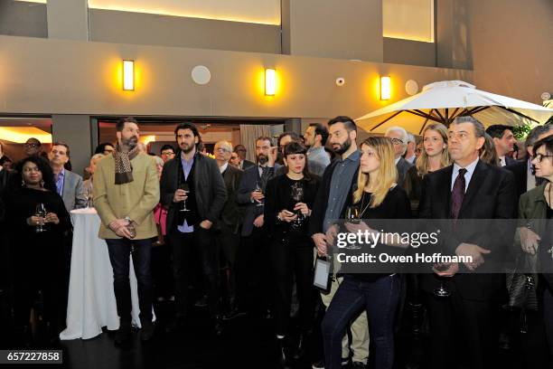 Atmosphere at Gruppo Italiano Members & Press Cocktail Reception at Il Gattopardo on March 20, 2017 in New York City.