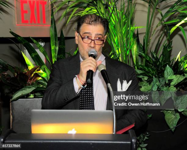 Gianfranco Sorrentino attends Gruppo Italiano Members & Press Cocktail Reception at Il Gattopardo on March 20, 2017 in New York City.