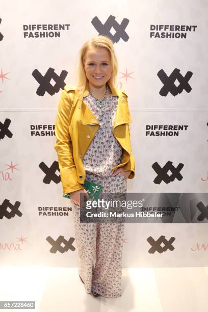 Nova Meierhenrich poses during the Different Fashion store opening on March 23, 2017 in Hamburg, Germany.