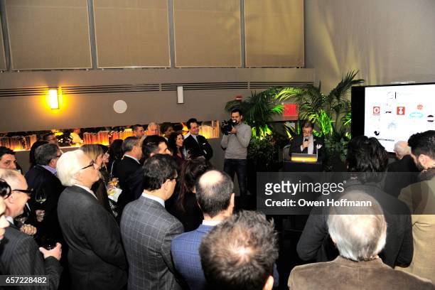 Atmosphere at Gruppo Italiano Members & Press Cocktail Reception at Il Gattopardo on March 20, 2017 in New York City.