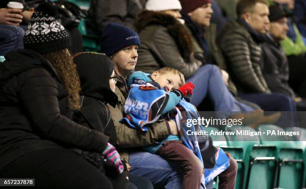 Scotland fans in the stands