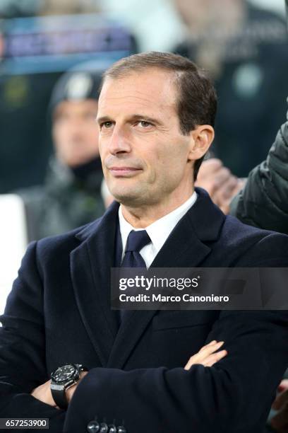 Massimiliano Allegri manager of Juventus during the UEFA Champions League Group H match between Juventus and GNK Dinamo Zagreb. Juventus FC won 2-0...