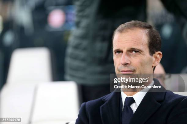 Massimiliano Allegri manager of Juventus during the UEFA Champions League Group H match between Juventus and GNK Dinamo Zagreb. Juventus FC won 2-0...