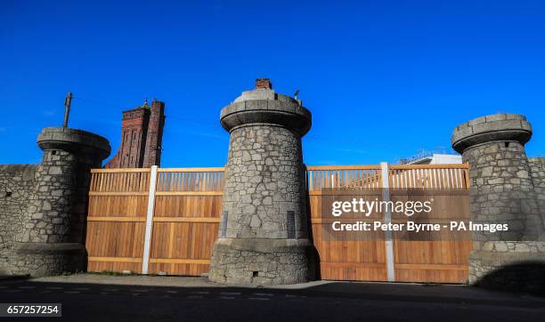 General view of Bramley Moore Dock in Liverpool, the proposed site of Everton's new stadium.