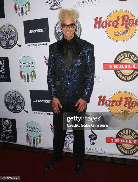 Magician/comedian Murray SawChuck attends the inaugural Las Vegas F.A.M.E Awards presented by the Producers Choice Honors at the Hard Rock Cafe Las...