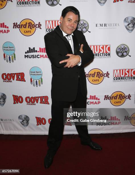 Executive producer Al Bowman attends the inaugural Las Vegas F.A.M.E Awards presented by the Producers Choice Honors at the Hard Rock Cafe Las Vegas...