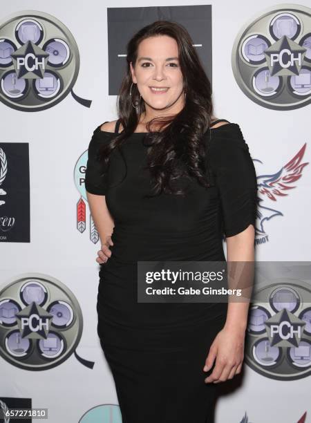 Singer Holley McCreary attends the inaugural Las Vegas F.A.M.E Awards presented by the Producers Choice Honors at the Hard Rock Cafe Las Vegas Strip...