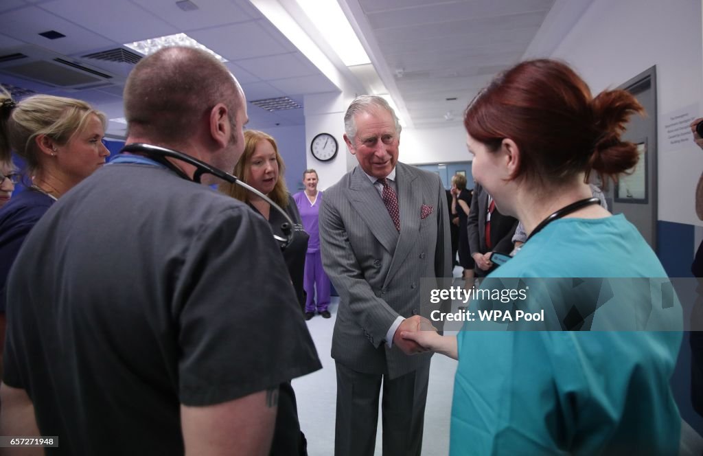 Prince Charles Visits Staff Who Treated The Westminster Terror Attack Injured