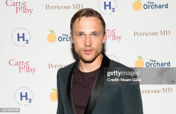 Actor William Moseley attends the "Carrie Pilby" New York screening at Landmark Sunshine Cinema on March 23, 2017 in New York City.