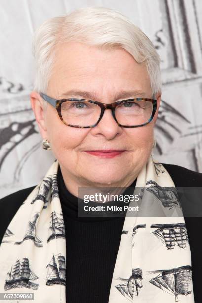 Playwright Paula Vogel attends Build Series to discuss "Indecent" at Build Studio on March 24, 2017 in New York City.