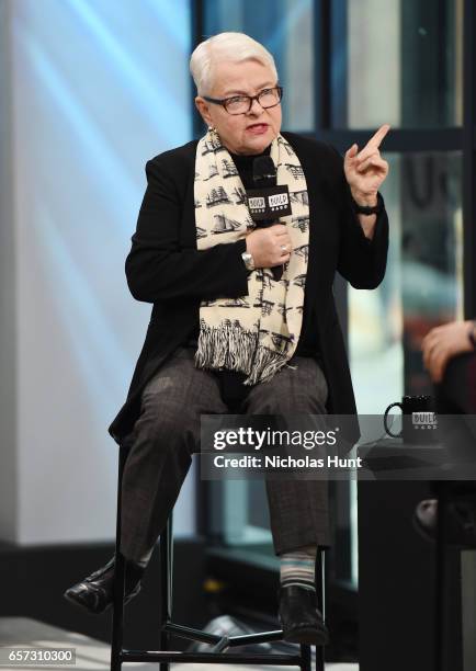 Playwright Paula Vogel attends Build Series Presents, Discussing "Indecent" at Build Studio on March 24, 2017 in New York City.