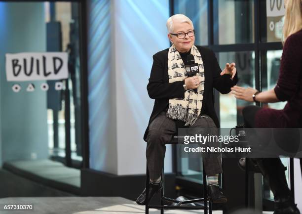 Playwright Paula Vogel attends Build Series Presents, Discussing "Indecent" at Build Studio on March 24, 2017 in New York City.