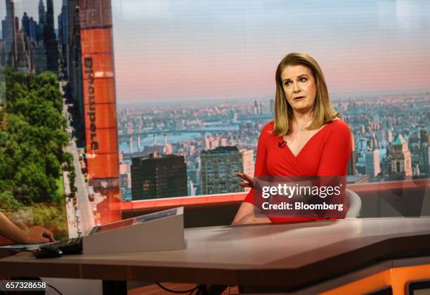 Katherine Ellis Nixon, chief investment officer of Northern Trust Corp., speaks during a Bloomberg Television interview in New York, U.S., on Friday,...