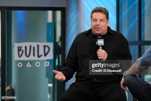 Steve Schirripa attends the Build Series to discuss the Garden of Dreams Foundation's special comedy night "Garden of Laughs" at Build Studio on...