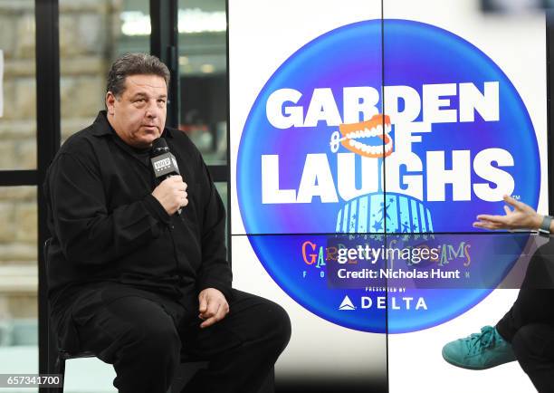 Steve Schirripa attends Build Series Presents a Discussion on The Garden of Dreams Foundation's Special Comedy Night "The Garden Of Laughs" at Build...