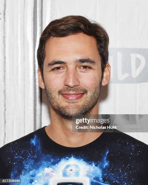 Jason Silva attends Build Series Presents Discussion of "Origins: The Journey of Human" at Build Studio on March 24, 2017 in New York City.