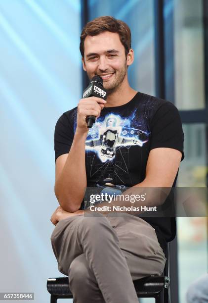 Jason Silva attends Build Series Presents Discussion of "Origins: The Journey of Human" at Build Studio on March 24, 2017 in New York City.