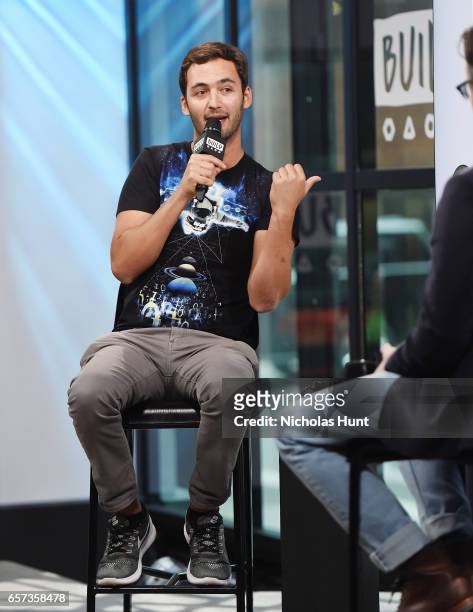 Jason Silva attends Build Series Presents Discussion of "Origins: The Journey of Human" at Build Studio on March 24, 2017 in New York City.
