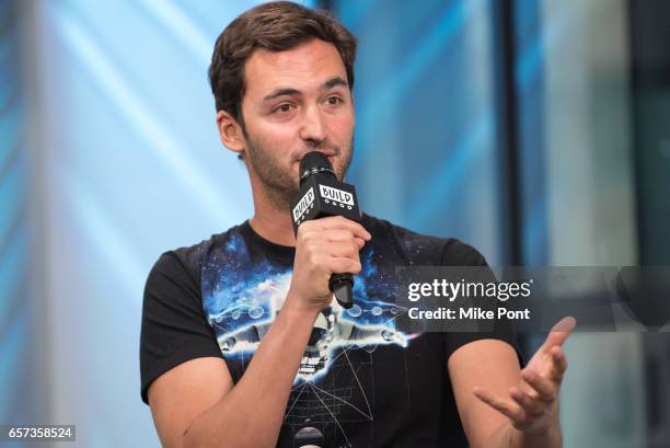 Jason Silva attends Build Series to discuss "Origins: The Journey of Human" at Build Studio on March 24, 2017 in New York City.