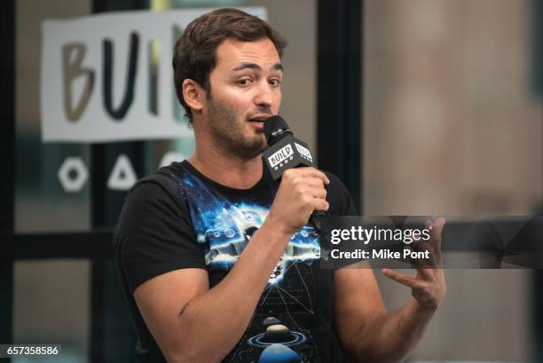 Jason Silva attends Build Series to discuss "Origins: The Journey of Human" at Build Studio on March 24, 2017 in New York City.
