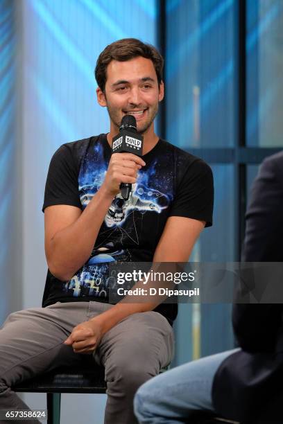 Jason Silva attends the Build Series to discuss "Origins: The Journey of Human" at Build Studio on March 24, 2017 in New York City.